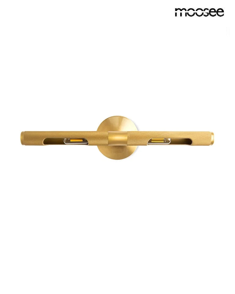 MOOSEE lampa ścienna CRUDO złota