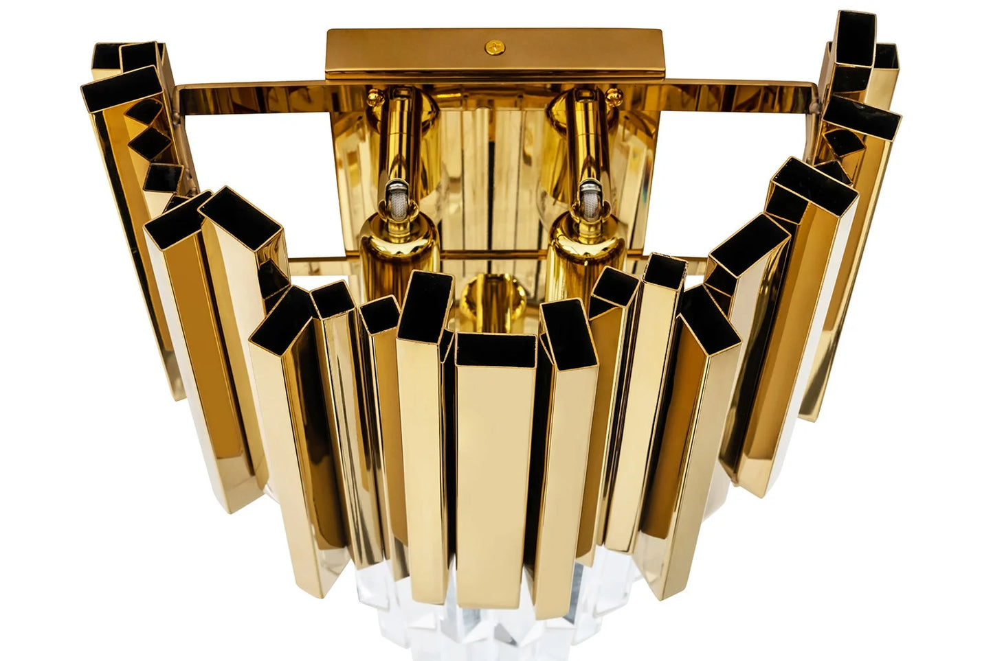 MOOSEE vägglampa IMPERIAL WALL GOLD - stål, kristall