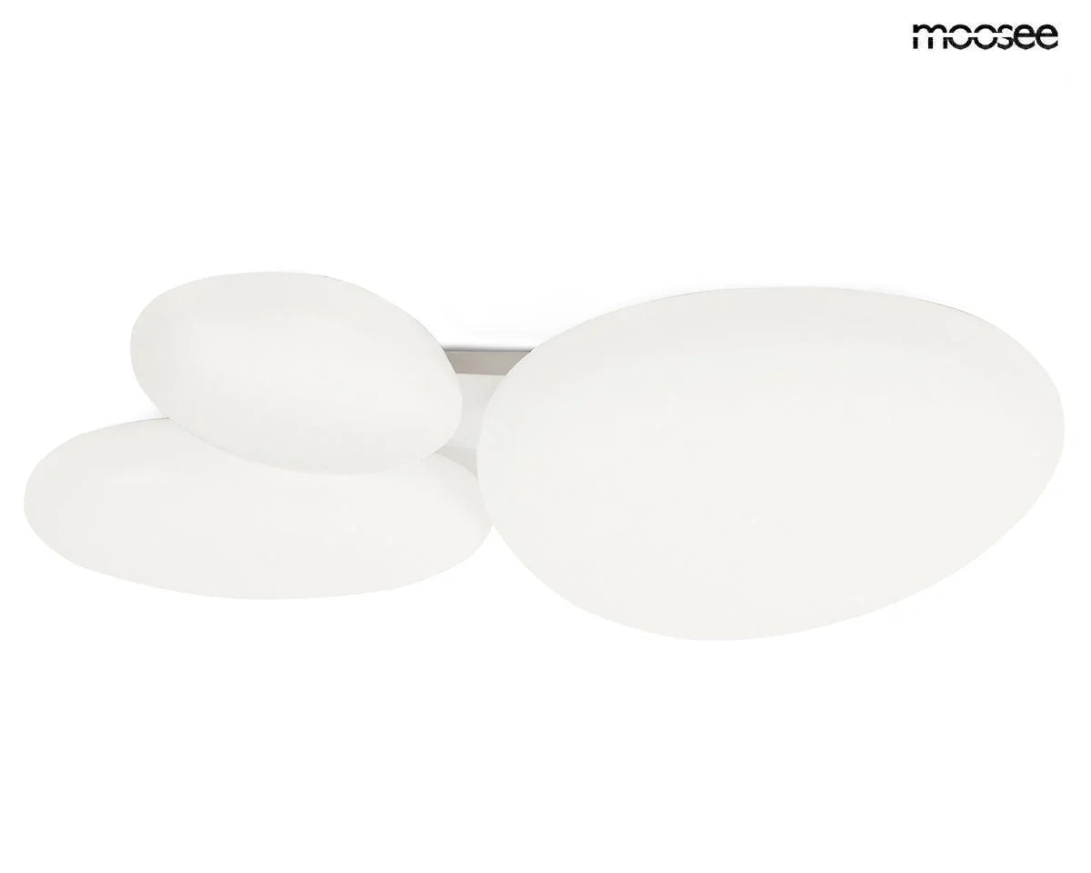 MOOSEE lampa sufitowa / plafon CLOUD 3    biała