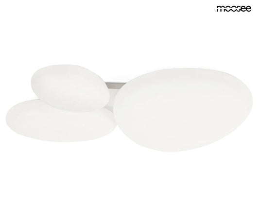 MOOSEE lampa sufitowa / plafon CLOUD 3    biała