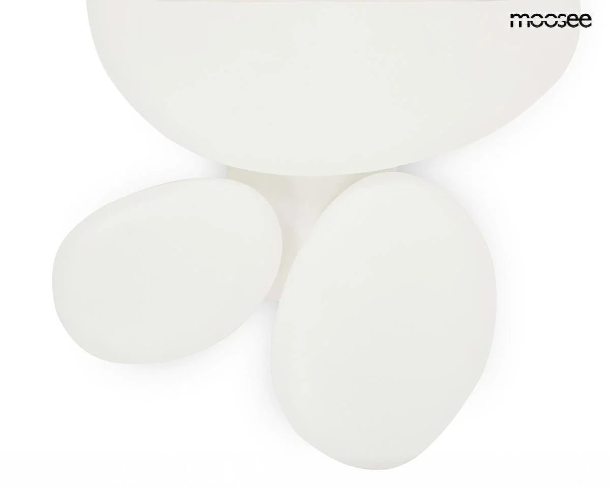 MOOSEE lampa sufitowa / plafon CLOUD 3    biała