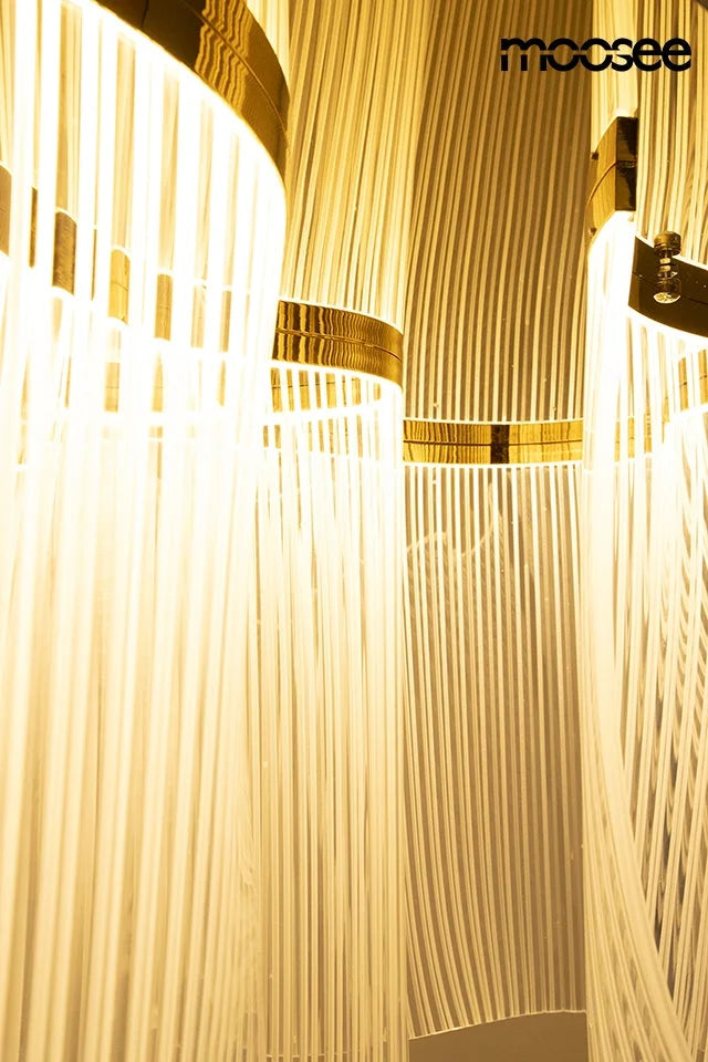 MOOSEE lampa sufitowa / plafon FIREFLY 180 złota