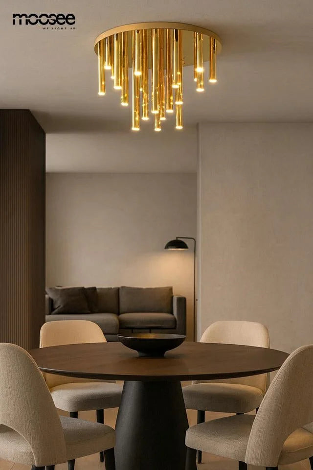 MOOSEE lampa sufitowa / plafon ORGANO 60 złota