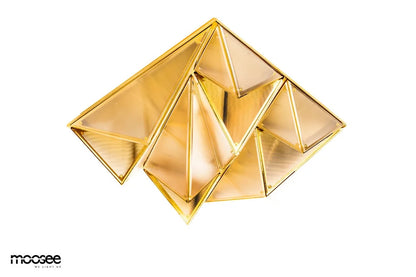 MOOSEE lampa sufitowa / plafon PYRAMIDS złota