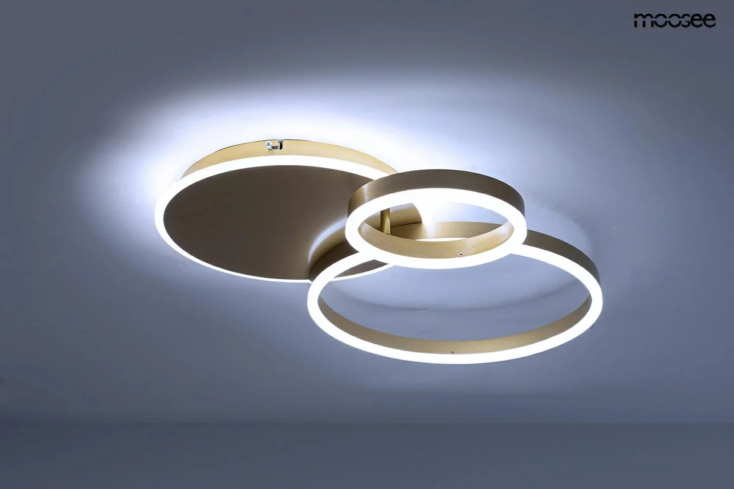 Taklampa Plafond RINGS 3 GULD