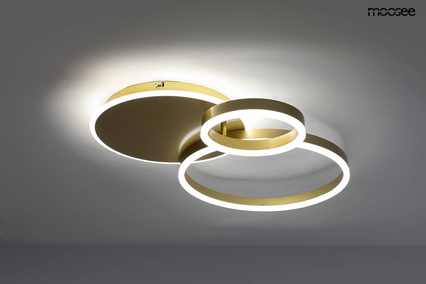 Taklampa Plafond RINGS 3 GULD