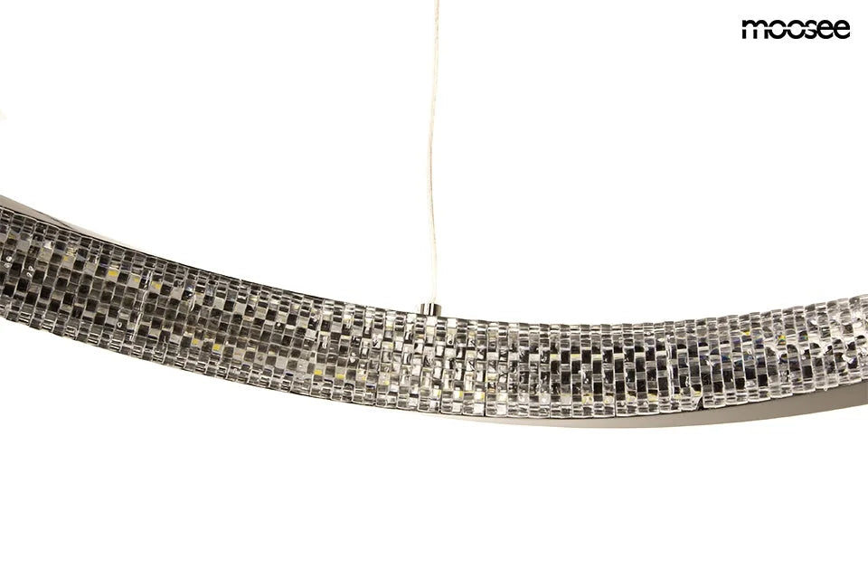 MOOSEE lampa wisząca ANILLO 80 czarny chrom