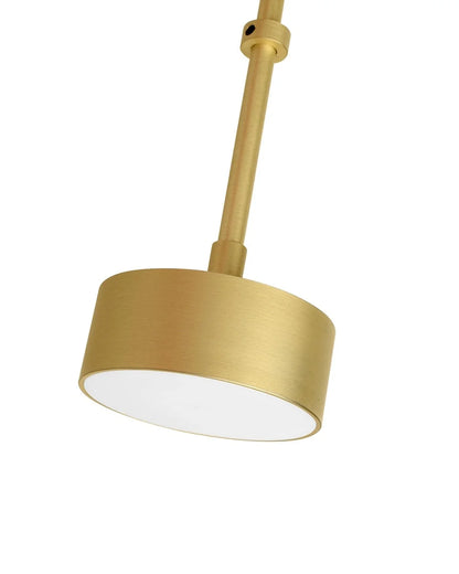 MOOSEE hängande lampa CAPRI LINE 3 guld - 180 LED, aluminium, glas