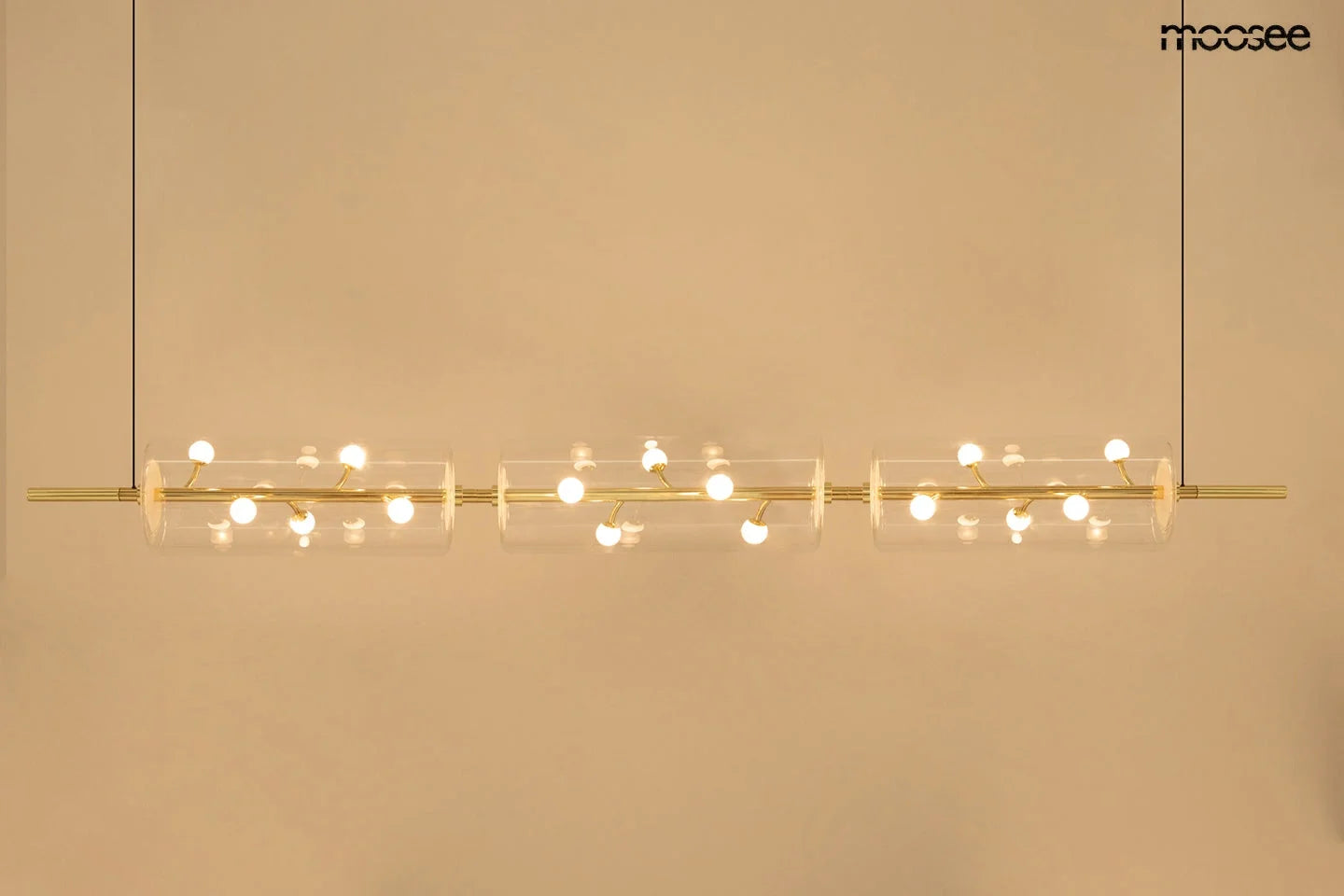 MOOSEE lampa wisząca CLARA złota