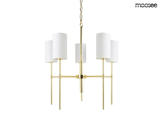 MOOSEE lampa wisząca IMPERIO 5 złota