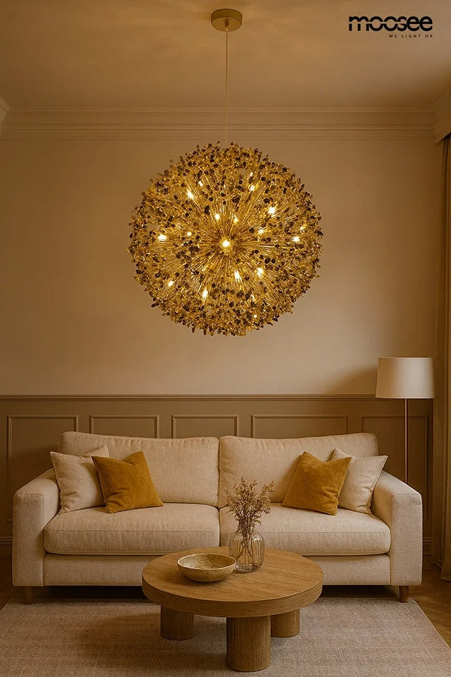 MOOSEE lampa wisząca MONETE 65 złota
