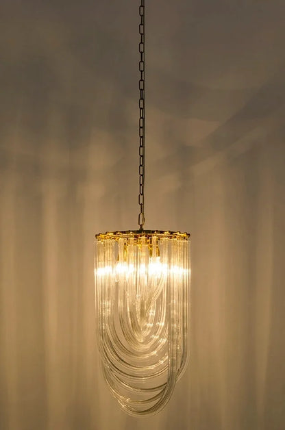 MOOSEE hängande lampa MURANO L guld