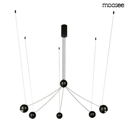 MOOSEE hänglampa OCTO 5 svart