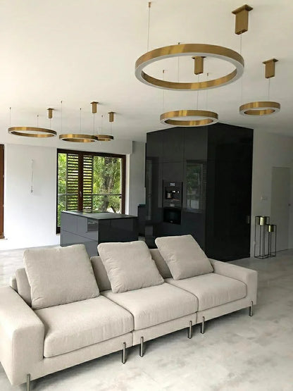 MOOSEE hängande lampa RING 40 guld