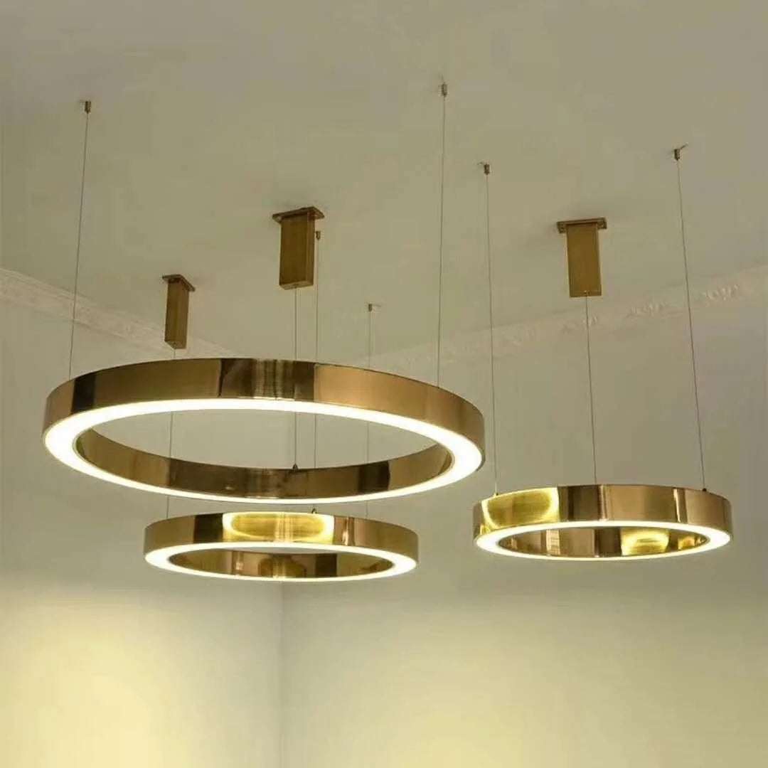 MOOSEE hängande lampa RING 40 guld