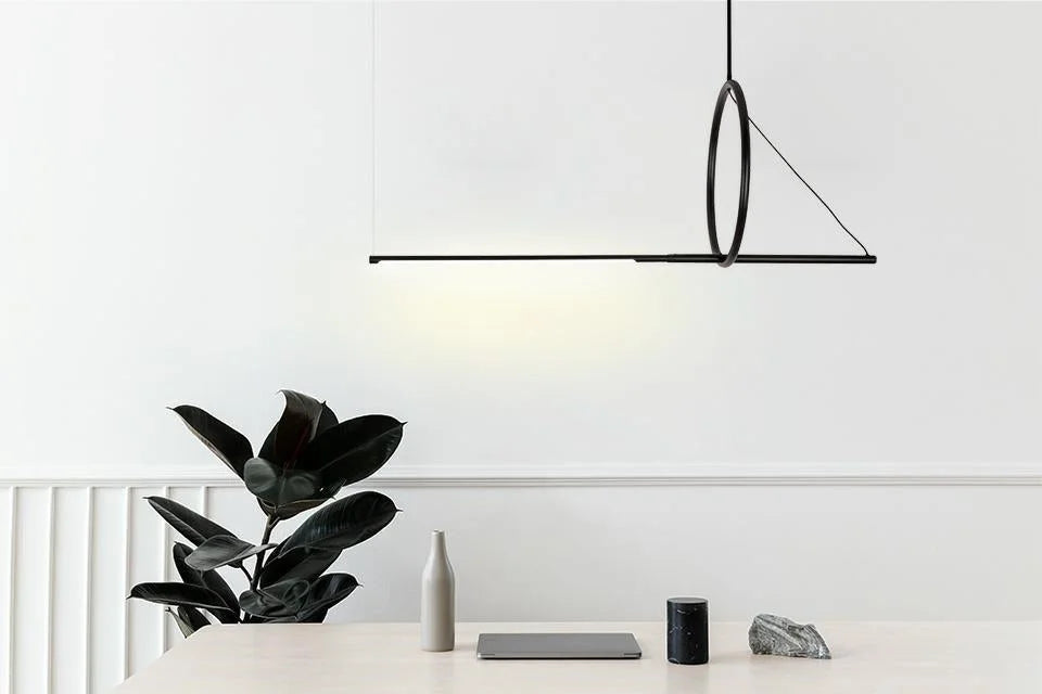 MOOSEE hängande lampa STICK svart