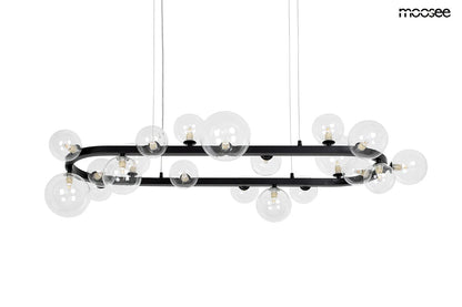MOOSEE taklampa ALURE OVAL 120 svart