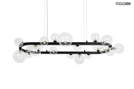 MOOSEE taklampa ALURE OVAL 120 svart