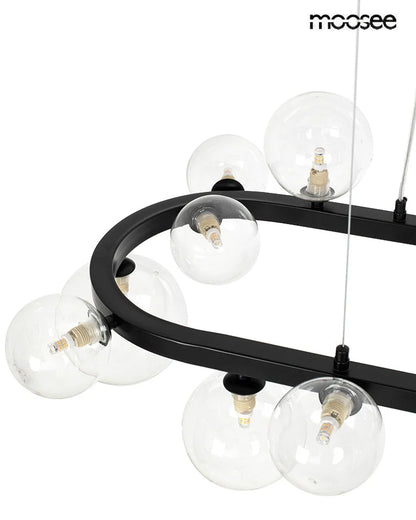 MOOSEE taklampa ALURE OVAL 120 svart