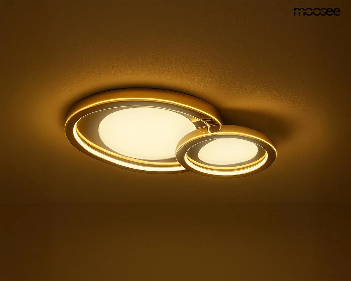 MOOSEE taklampa / takplafond CELL 2     guld
