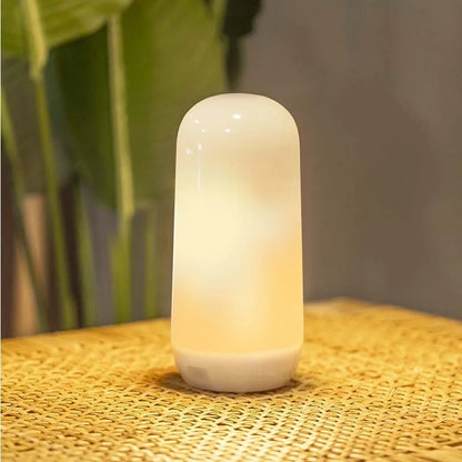 NEW GARDEN bordslampa CANDY med IN&OUT BATTERY flammig effekt