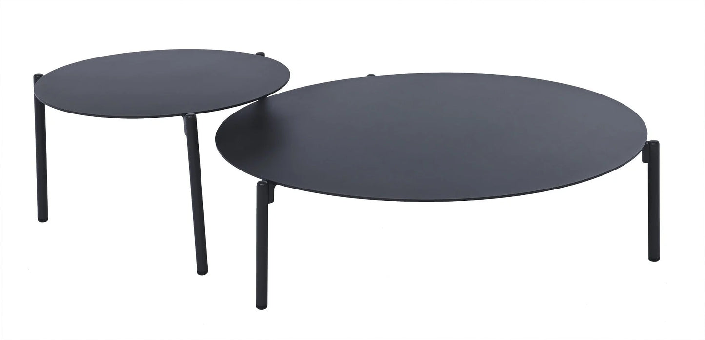 Set med två Cora antracitbord 40x47cm / 100x29cm