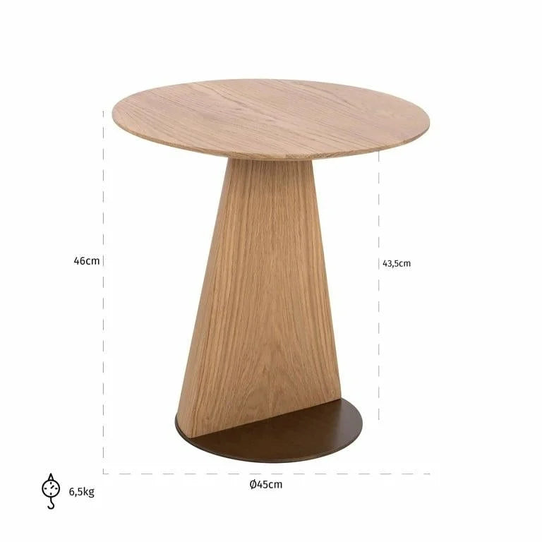Sidobord Belfort (Naturlig Ek)