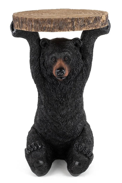 Sidobord KARE DESIGN - BEAR, 53x33 cm, trä / svart