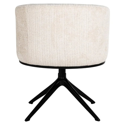 Snurrstol Cheyenne Cream chenille