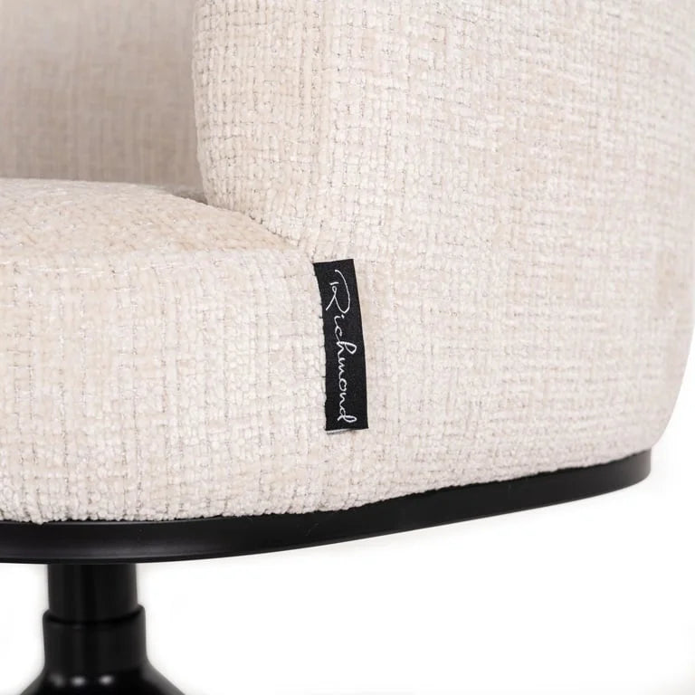 Snurrstol Cheyenne Cream chenille