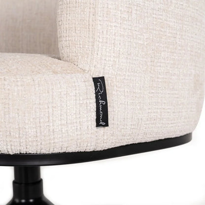 Snurrstol Cheyenne Cream chenille