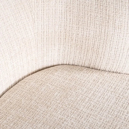 Snurrstol Cheyenne Cream chenille