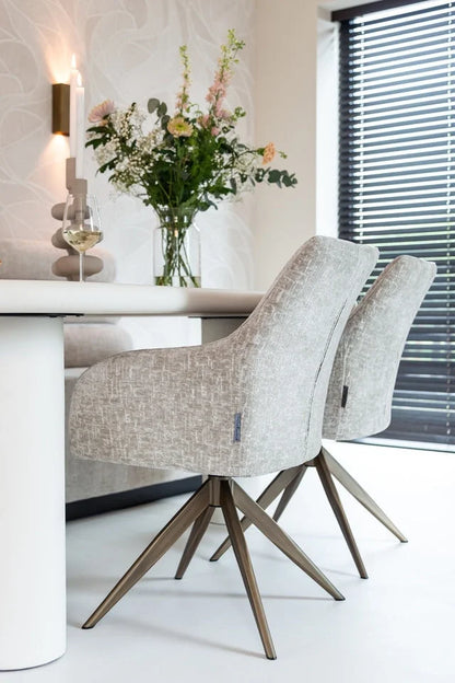 Snurrstol Lisonne Ljusgrå