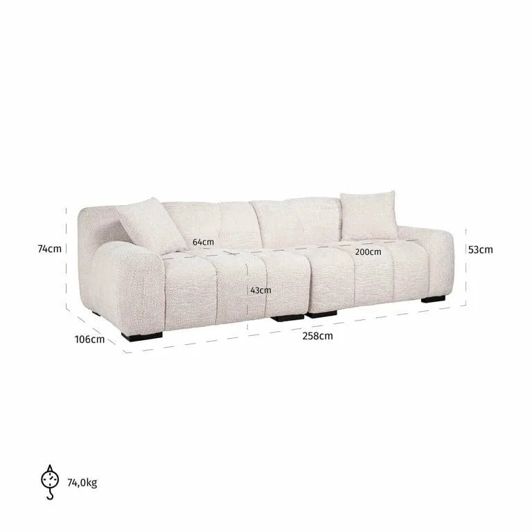 Soffa Charelle Cream