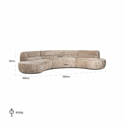 Soffa Colby Beige