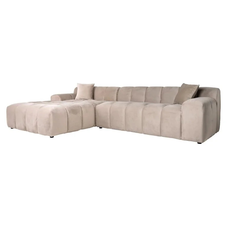 Soffa Cube 3-sits Höger Khaki