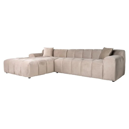 Soffa Cube 3-sits Höger Khaki