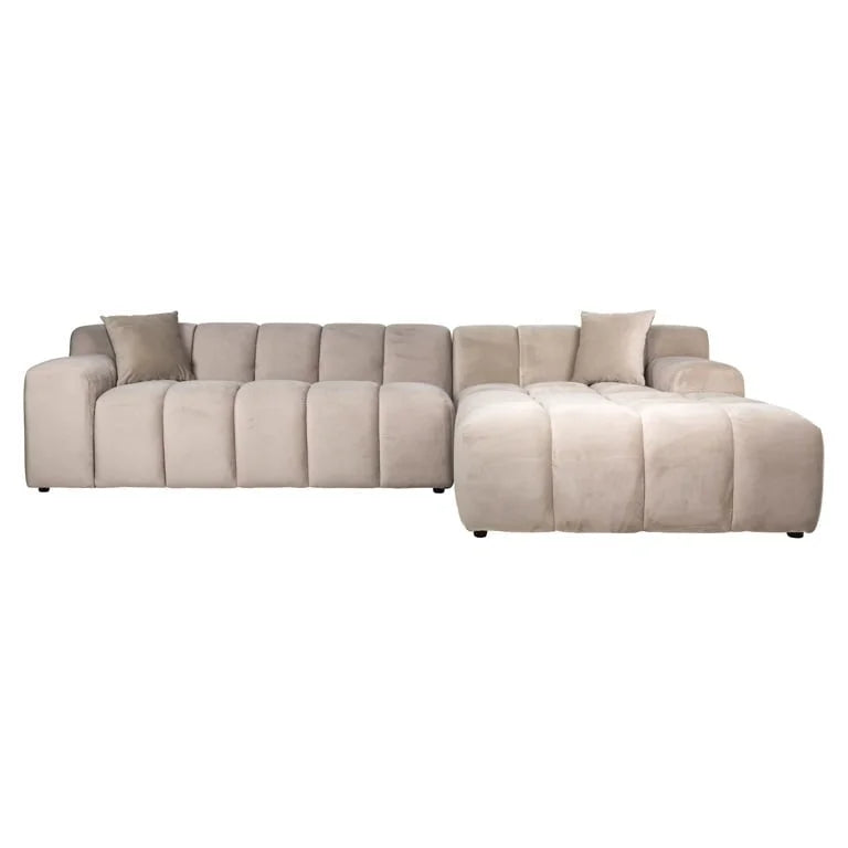 Soffa Cube 3-sits Höger Khaki