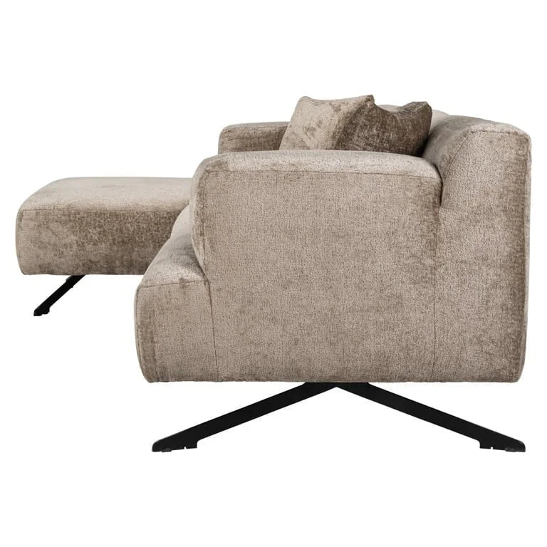 Soffa Donovan 3-sits Vänster Brun Chenille