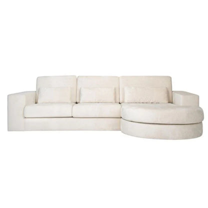 Soffa Felix Höger Vit Chenille