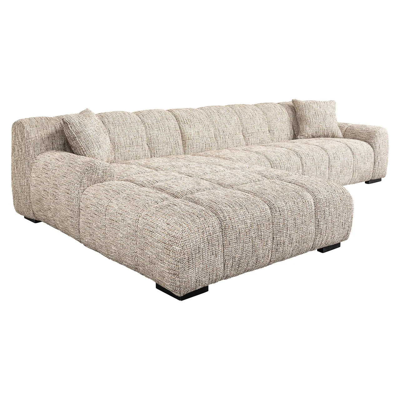 Soffa Hazel 3-sits Vänster Naturfärg
