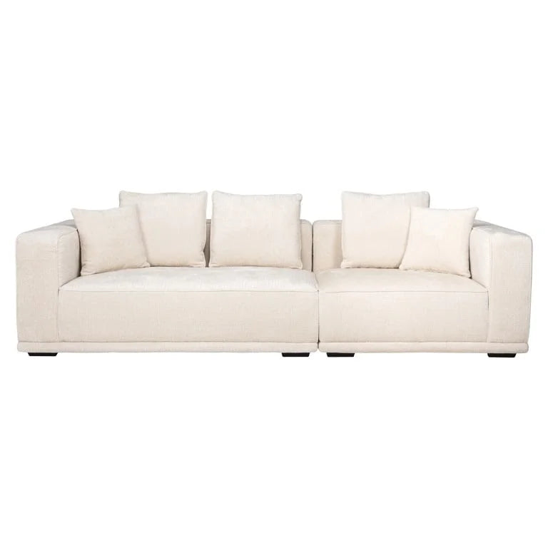 Soffa Lusso 3-sits Beige Chenille