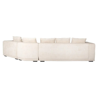 Soffa Lusso 4-sits beige chenille