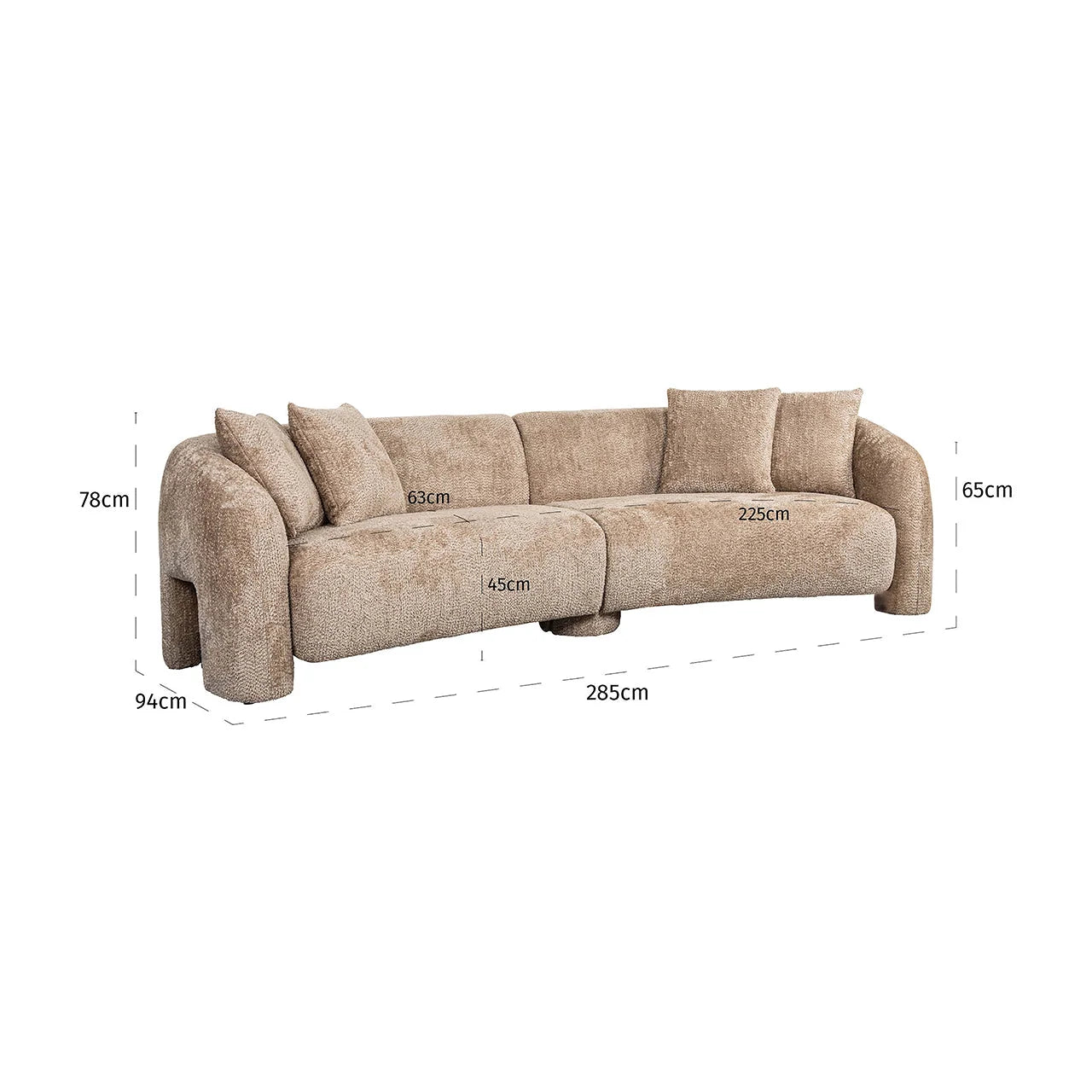 Soffa Milania beige