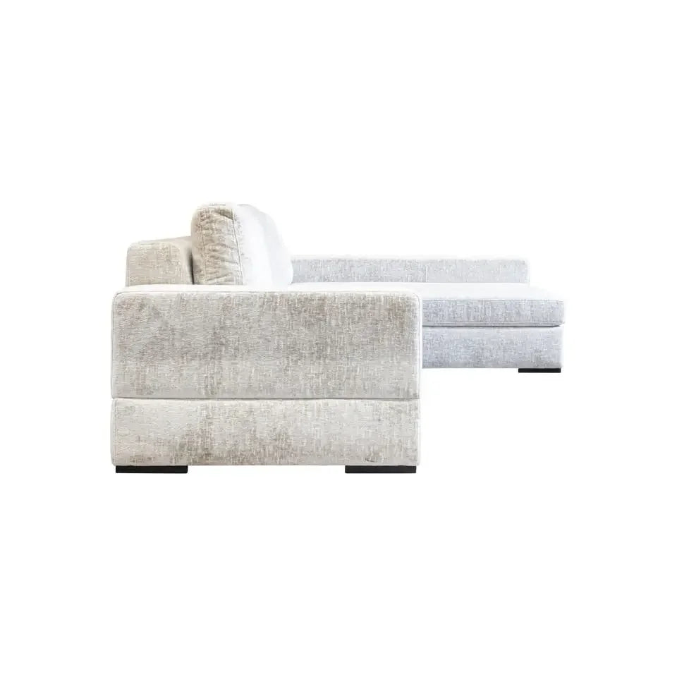 Soffa Pasha 3-sits Höger Ljusgrå