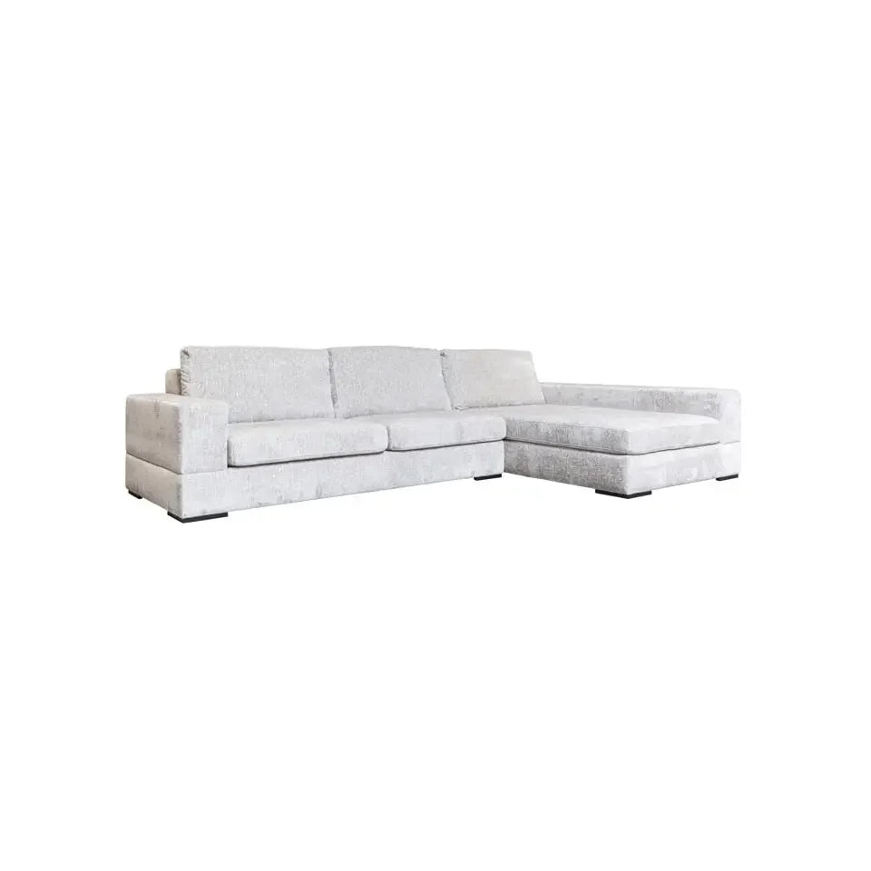 Soffa Pasha 3-sits Höger Ljusgrå