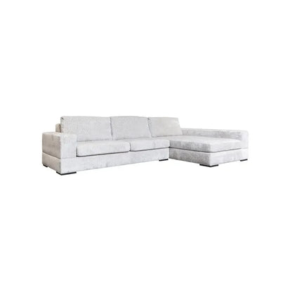 Soffa Pasha 3-sits Höger Ljusgrå