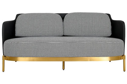 Soffa - VENICE, svart/vit