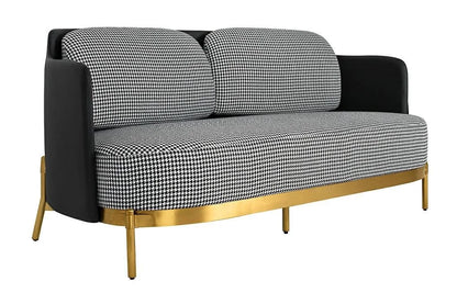 Soffa - VENICE, svart/vit