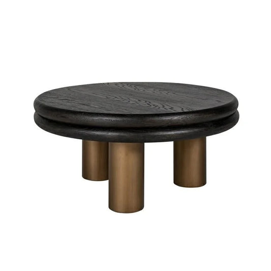 Soffbord Macaron (Black rustic)